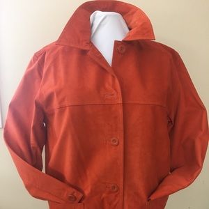 St Johns Bay Leather Barn Jacket
